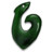 Greenstone Fish Hook Icon